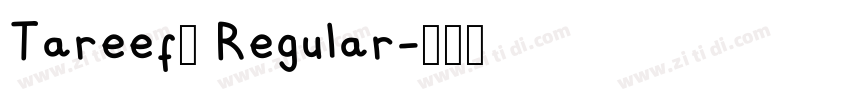 Tareef1 Regular字体转换